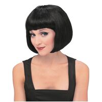 Supermodel Black Wig  Adult