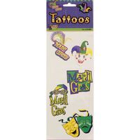 Mardi Gras Tattoos
