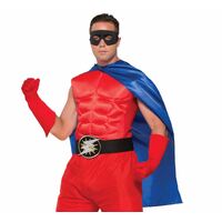 Hero Cape  Blue  Adult