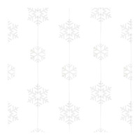 Rustic Christmas Snowflake Garland
