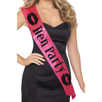 Pink Hen Party Sash