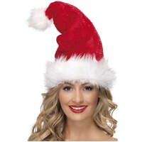 Deluxe Red Santa Hat