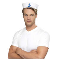 US Sailor Doughboy Hat with Blue Anchor 