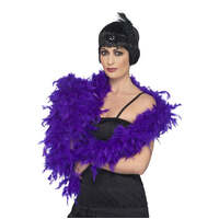 Purple Deluxe Feather Boa