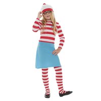 Where's Wally Wenda Child Costume