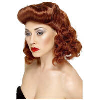 Auburn Pin Up Girl Wig
