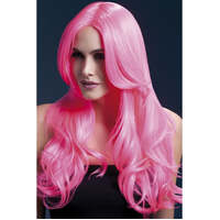 Neon Pink Fever Khloe Wig