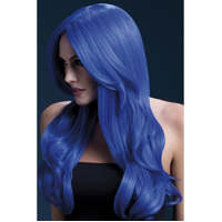 Neon Blue Fever Khloe Wig