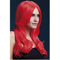 Neon Red Fever Khloe Wig