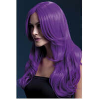 Neon Purple Fever Khloe Wig