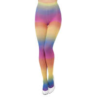 Rainbow Opaque Tights 