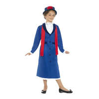 Kids Victorian Nanny Blue with Dress Costume