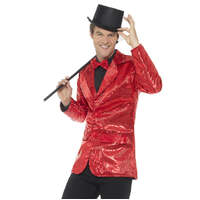 Red Sequin Waistcoat