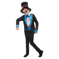 Neon Day of The Dead Boy Costume