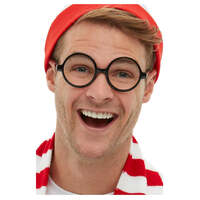 Black Where's Wally Glasses