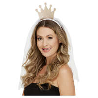 Gold Bride to Be Headband