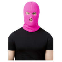 Neon Pink Balaclava Ski Mask