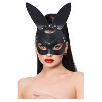 Fever Black Mock Leather Rabbit Mask