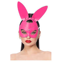 Fever Pink Mock Leather Rabbit Mask