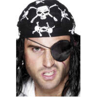 Black Deluxe Pirate Eyepatch