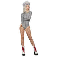 Fever Miss Whiplash Disco Holographic Bodysuit