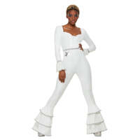 White 70s Deluxe Glam Costume