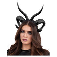 Double Demon Horn Headband