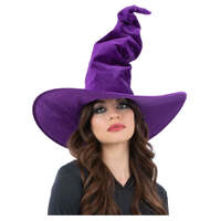 Purple Velour Witch Hat