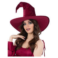 Emerald Green Velour Witch Hat