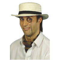 Straw Boater Hat