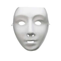 White Robot Mask