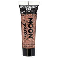 Moon Glitter Holographic Fine Glitter Gel Rose Gold