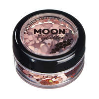 Moon Glitter Holographic Chunky Glitter Rose Gold