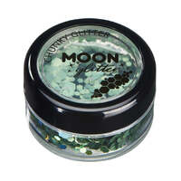 Moon Glitter Holographic Chunky Glitter Green