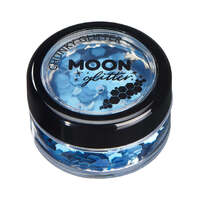Moon Glitter Holographic Chunky Glitter Blue
