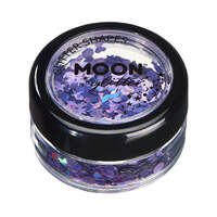 Moon Glitter Holographic Glitter Shapes Purple