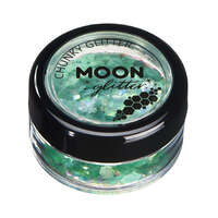 Moon Glitter Iridescent Chunky Glitter Green