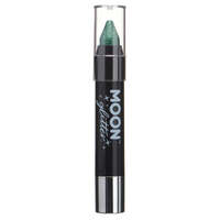 Moon Glitter Holographic Body Crayons Green