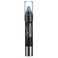 Moon Glitter Holographic Body Crayons Blue
