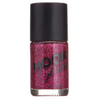 Moon Glitter Holographic Nail Polish Fuchsia