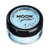 Moon Glitter Pastel Glitter Shakers Baby Blue