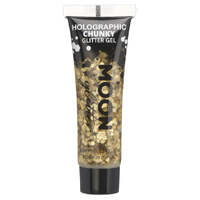 Moon Glitter Holographic Chunky Glitter Gel Gold