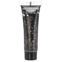 Moon Glitter Holographic Chunky Glitter Gel Black