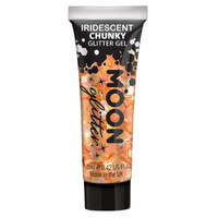 Moon Glitter Iridescent Chunky Glitter Gel Orange
