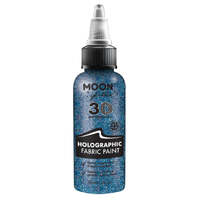 Moon Glitter Holographic Glitter Fabric Paint Blue