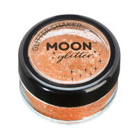 Moon Glitter Iridescent Glitter Shakers Orange