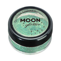 Moon Glitter Iridescent Glitter Shakers Green