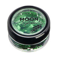 Moon Glitter Classic Chunky Glitter Green