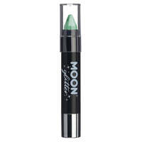 Moon Glitter Iridescent Body Crayons Green