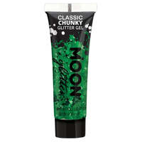 Moon Glitter Classic Chunky Glitter Gel Green
